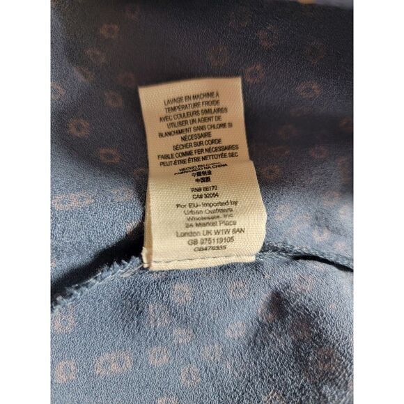 Free People Modern Kimono Maxi Dress Size 2 Tassel Boho Corset‎ Blue - Picture 9 of 9